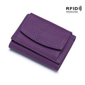 AuraVault - Premium Leather RFID Wallet
