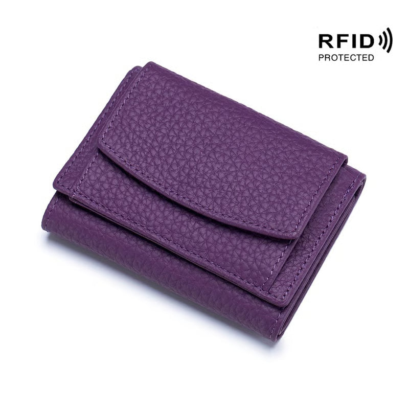 AuraVault - Premium Leather RFID Wallet