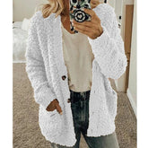 VeloraCozy – Plus Size Velvet Short Cardigan Jacket