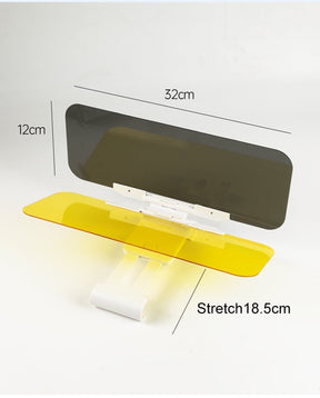 VisionClear – Anti-Glare Polarized Sun Visor for Cars