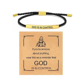 FaithAura – Inspire Bracelet “God is in Control”