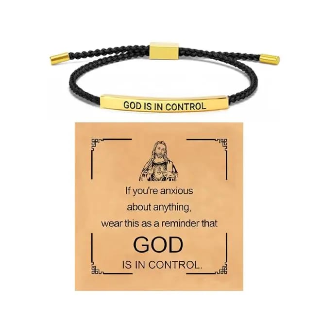 FaithAura – Inspire Bracelet “God is in Control”