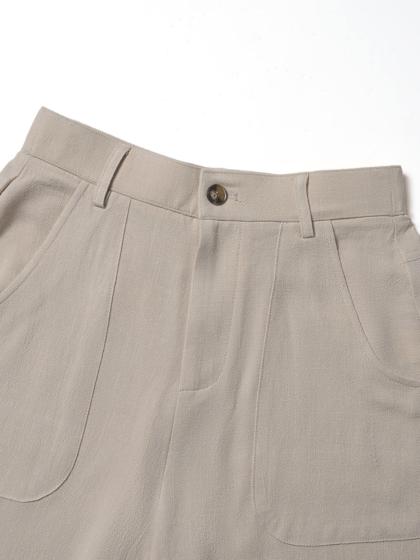 Linenora – Summer Cotton-Linen Palazzo Pants