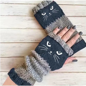 WarmHands – Stylish Knitted Fingerless Gloves