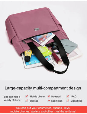 UrbanTote – Large Capacity Multi Pocket Shoulder Bag