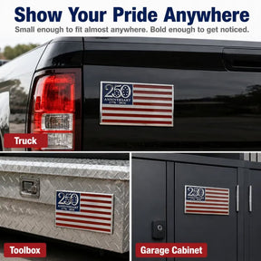 LibertyMark – 250th Anniversary Metal Flag Emblem