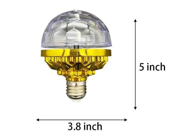 AuraParty – Colorful Rotating Disco Ball Light