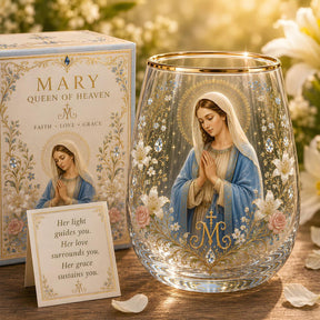 DivineSip – Sacred Heart of Jesus Glass Cup
