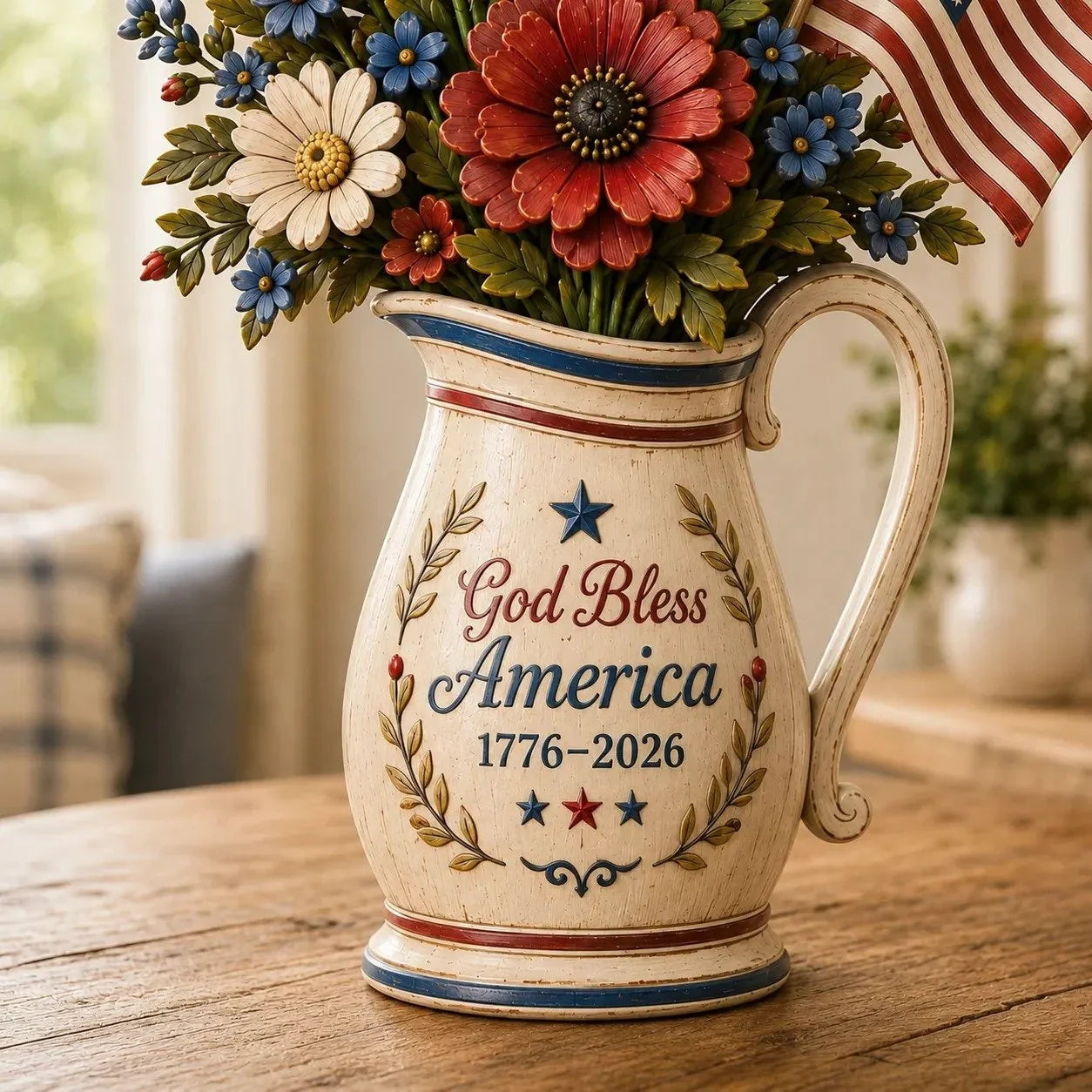 LibertyBloom – America 250th Anniversary Floral Keepsake