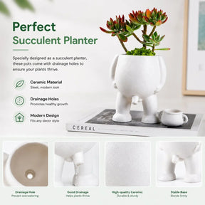 BloomSilhouette – Ceramic Plant Pot