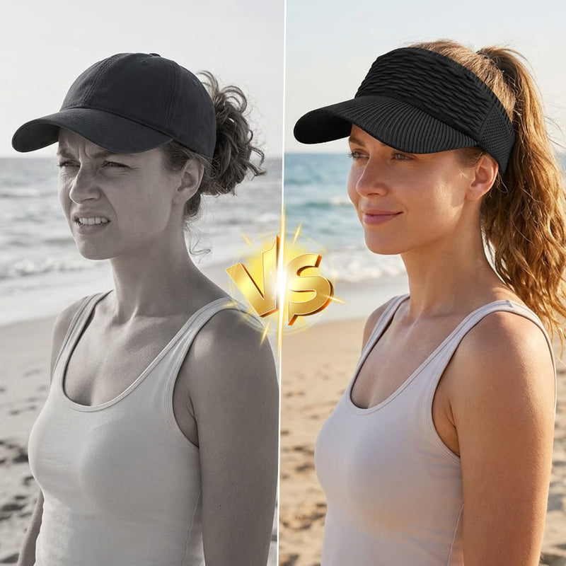 BreezeShade – Women's Open-Top Sun Protection Cap