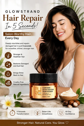 GlowStrand – Instant Hair Repair Cream Treatment