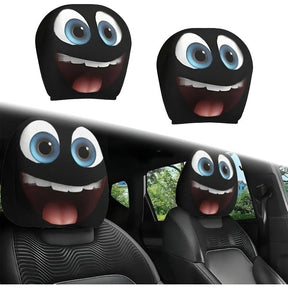 CartoonCush – Playful Headrest Cover