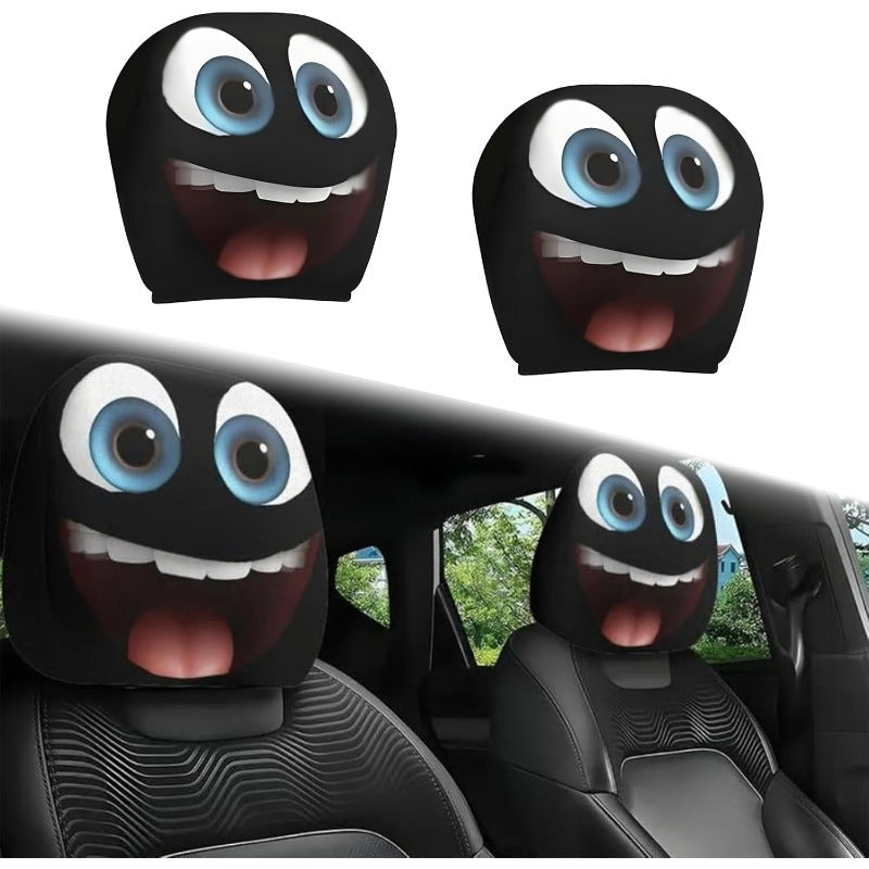 CartoonCush – Playful Headrest Cover