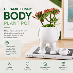 BloomSilhouette – Ceramic Plant Pot