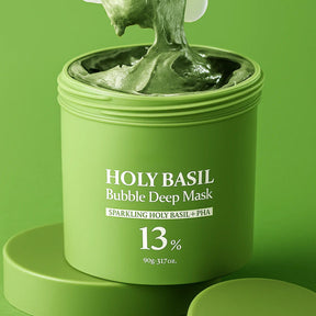 HerbaGlow – Holy Basil Bubble Deep Cleansing Mask