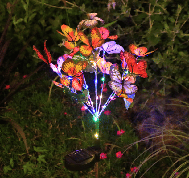 BloomLuxe – Solar Dancing Butterfly Lights