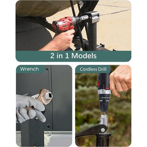 TowCore – Electric Drill Trailer Jack Tool