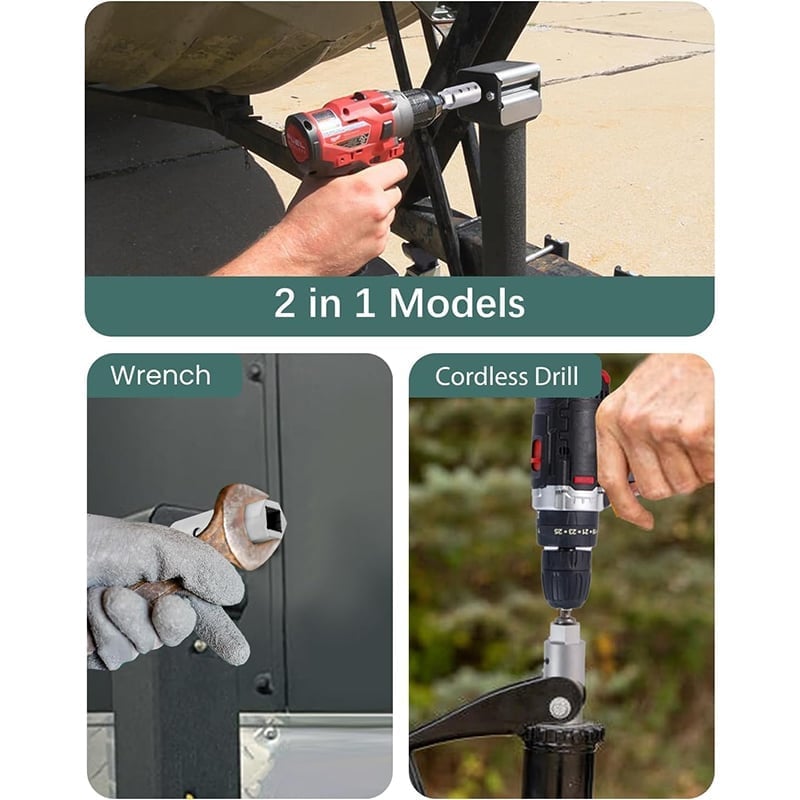 TowCore – Electric Drill Trailer Jack Tool