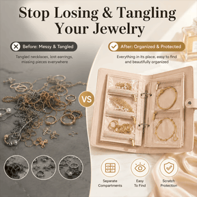 LunaVault - Portable Jewelry Organizer Book