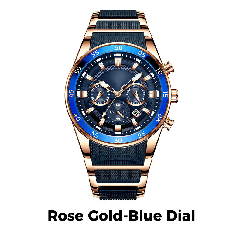 TimeForge – Rugged Men’s Multifunction Watch