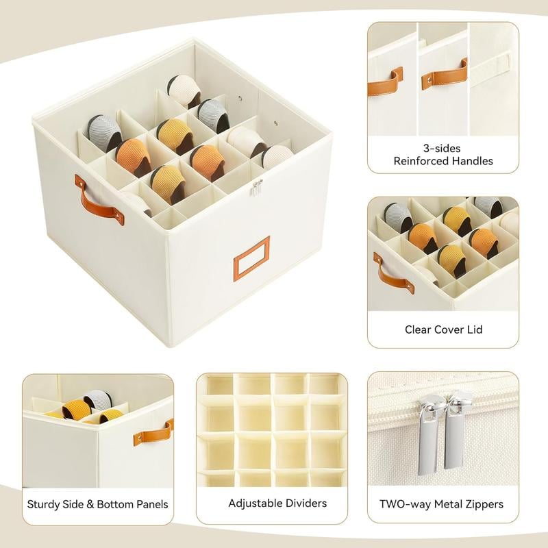 SoftStore – Collapsible Fabric Shoe Organizer Box