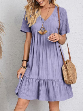 VintageMuse – Retro V-Neck Women’s Top