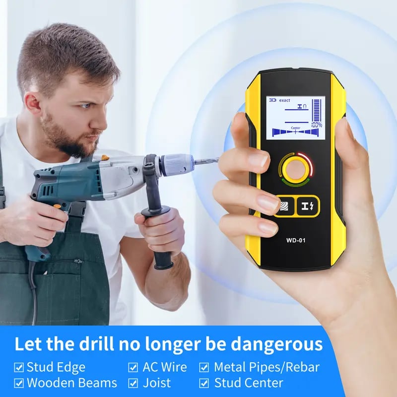 WallSense Pro – Precision Metal Detector Wall Scanner