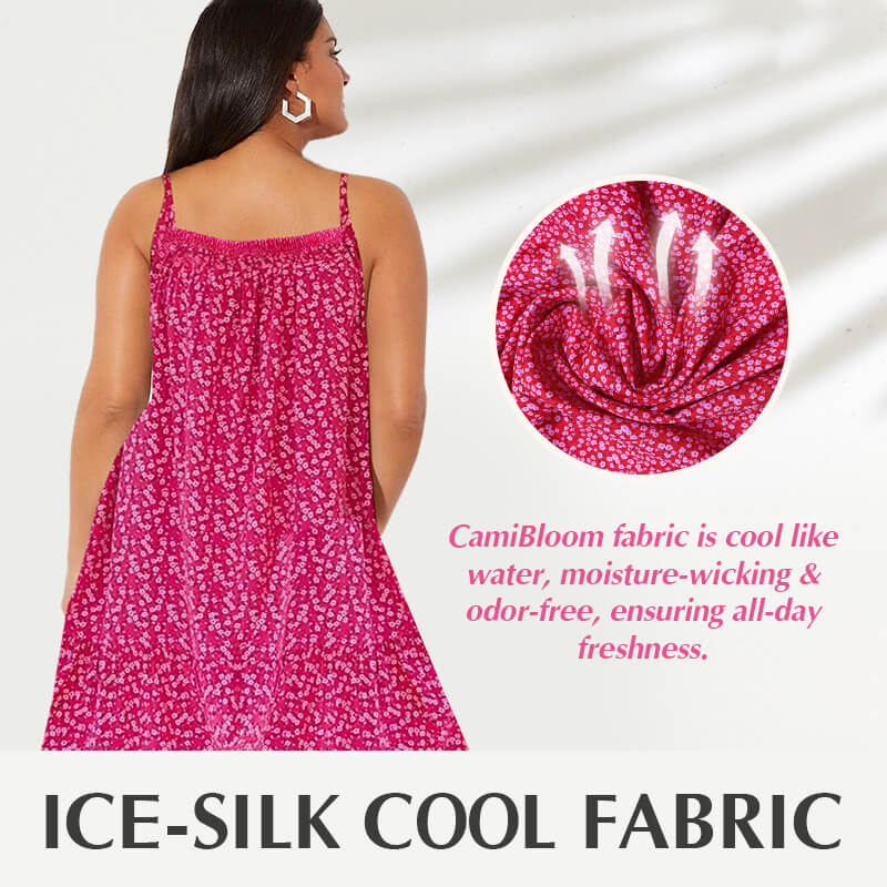 BloomMuse – Floral Camisole Summer Dress