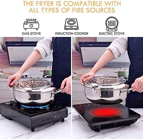 CookForge – Premium Stainless Frying Po & Oil Control Rack System