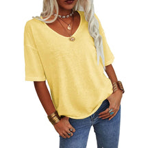 VivaVee – Women's V-Neck Tee for Effortless Style