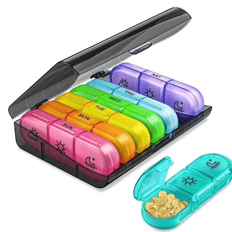 SafeSnap – 7-Day Portable Pill Organizer