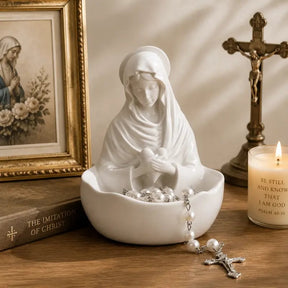 FaithKeeper – Handcrafted Jesus Storage Bowl