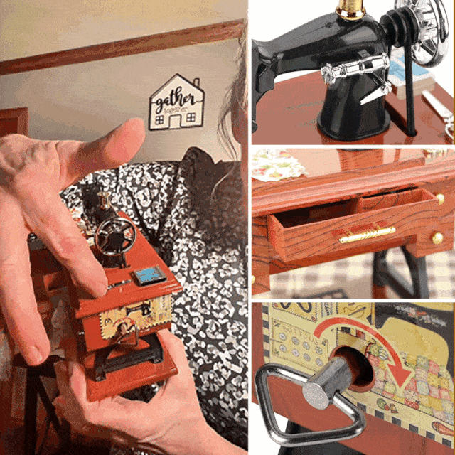 MemoirBox – Retro Sewing Machine Music Box