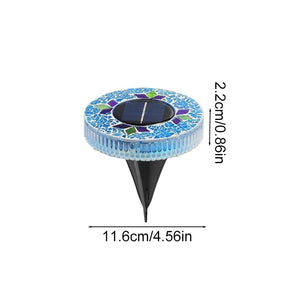NightMosaic – Waterproof Solar Pathway Lights