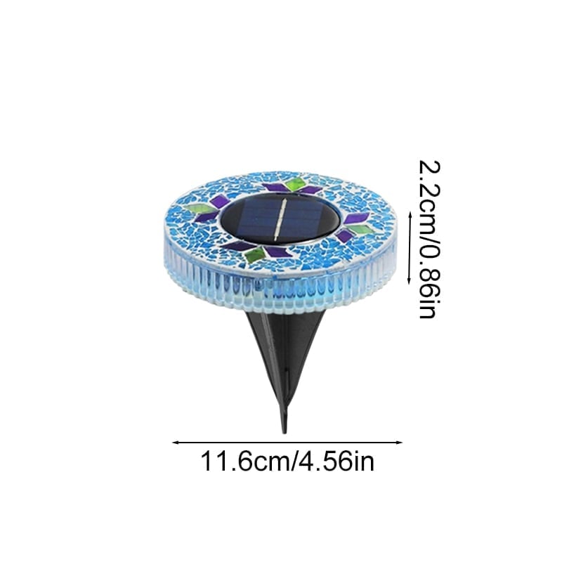 NightMosaic – Waterproof Solar Pathway Lights