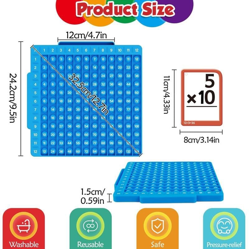 MathGenius – Skill Building Flash Cards Set