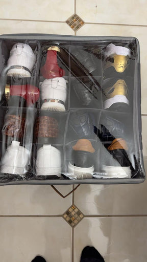 ShoeNest – Foldable Fabric Shoe Organizer Boxes