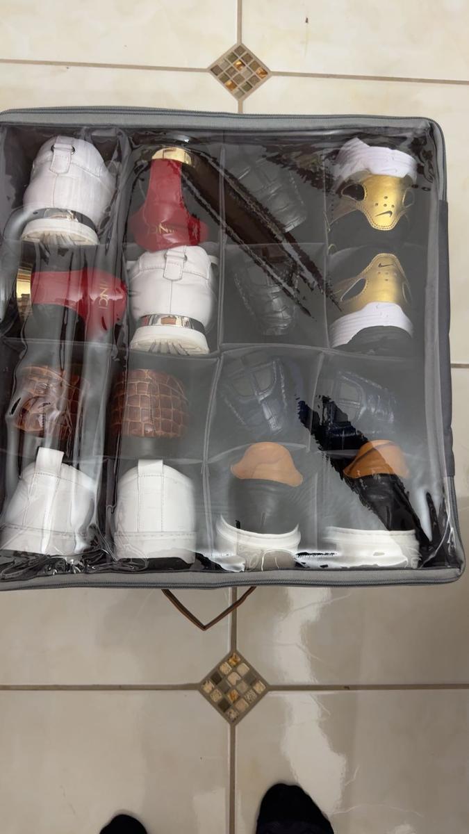 ShoeNest – Foldable Fabric Shoe Organizer Boxes
