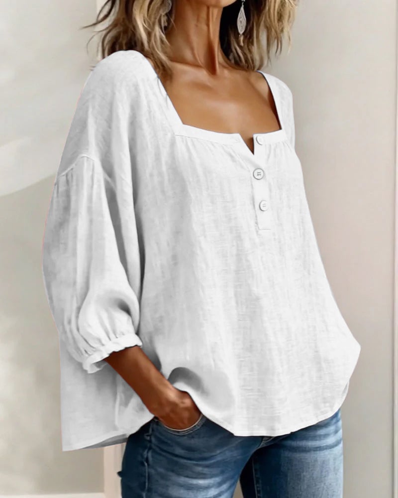 BreezeBelle – Lantern Sleeve Top