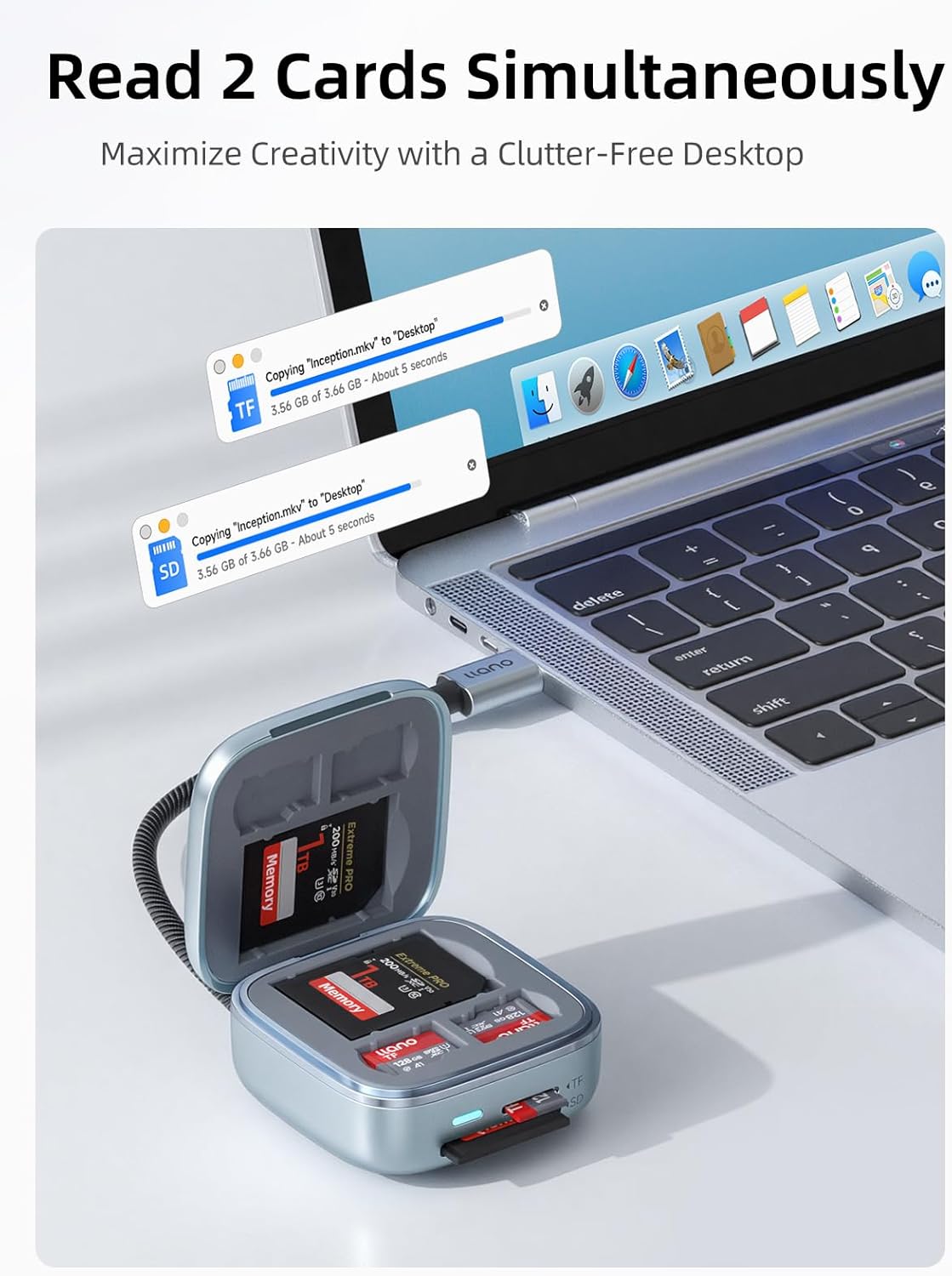 DataVault Pro -   Portable Multifunctional Card Reader