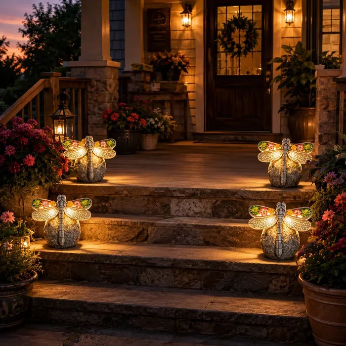 GlowWing – Solar Dragonfly Garden Light