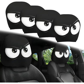 CartoonCush – Playful Headrest Cover