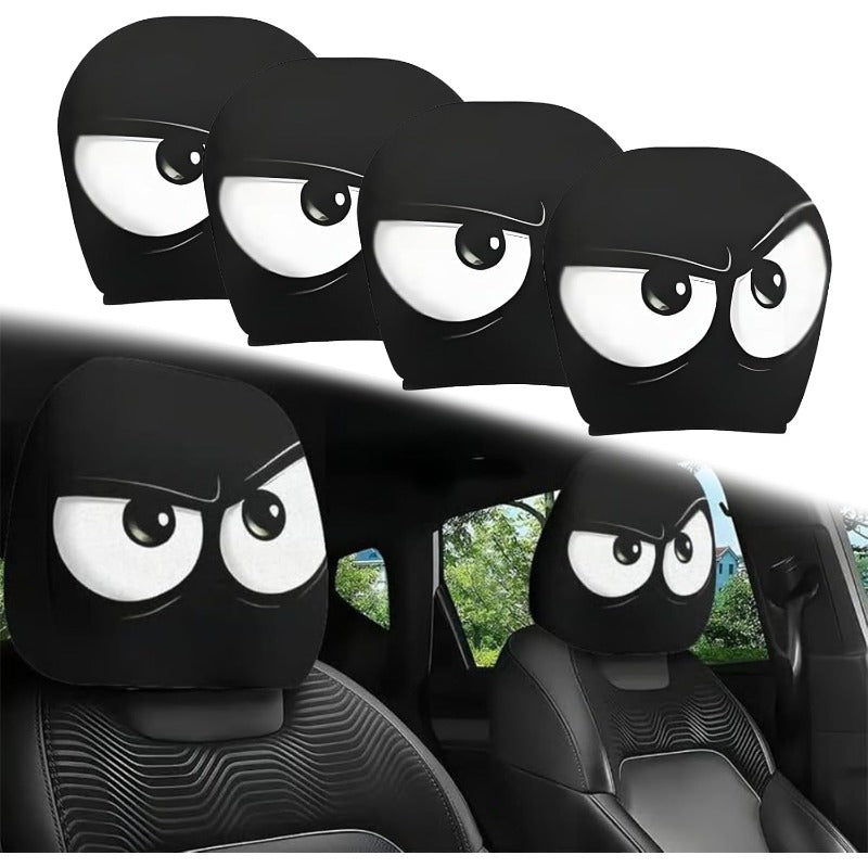 CartoonCush – Playful Headrest Cover