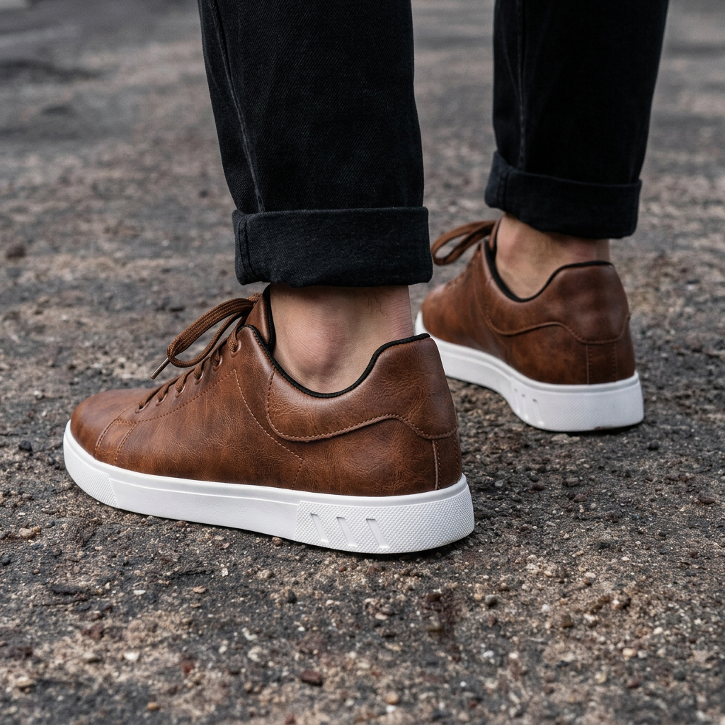 Jovan™ – Stylish Smart Casual Leather Sneakers