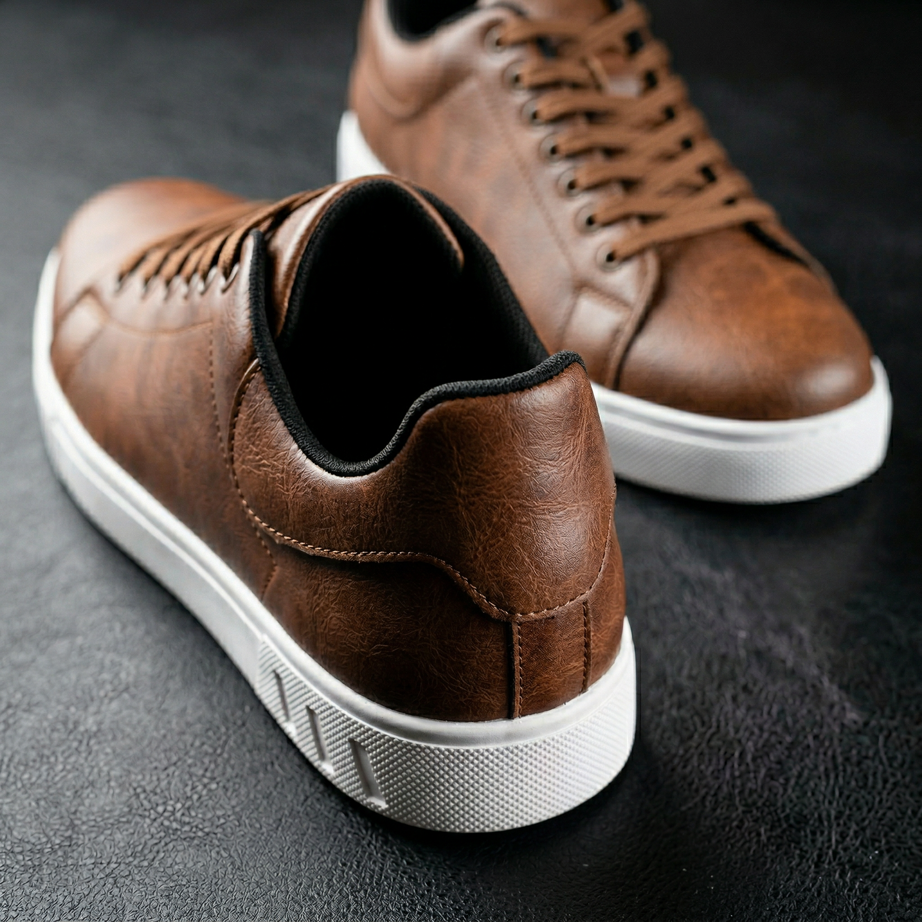 Jovan™ – Stylish Smart Casual Leather Sneakers