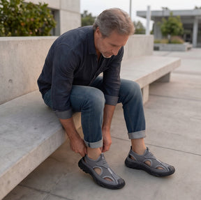 AirShield — Breathable Sport Sandal with Toe Protection