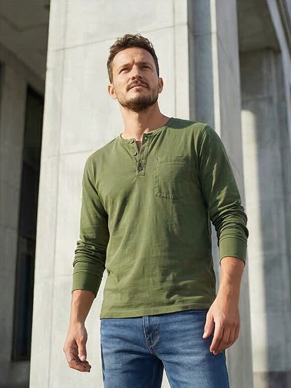 Theodore | Classic Vintage Long-Sleeve Shirt