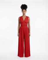 Charity™ – Chic Sleeveless Wide-Leg Jumpsuit