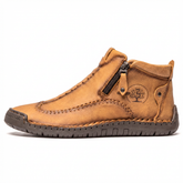 Hudson — Hand-Stitched Leather Ankle Boots